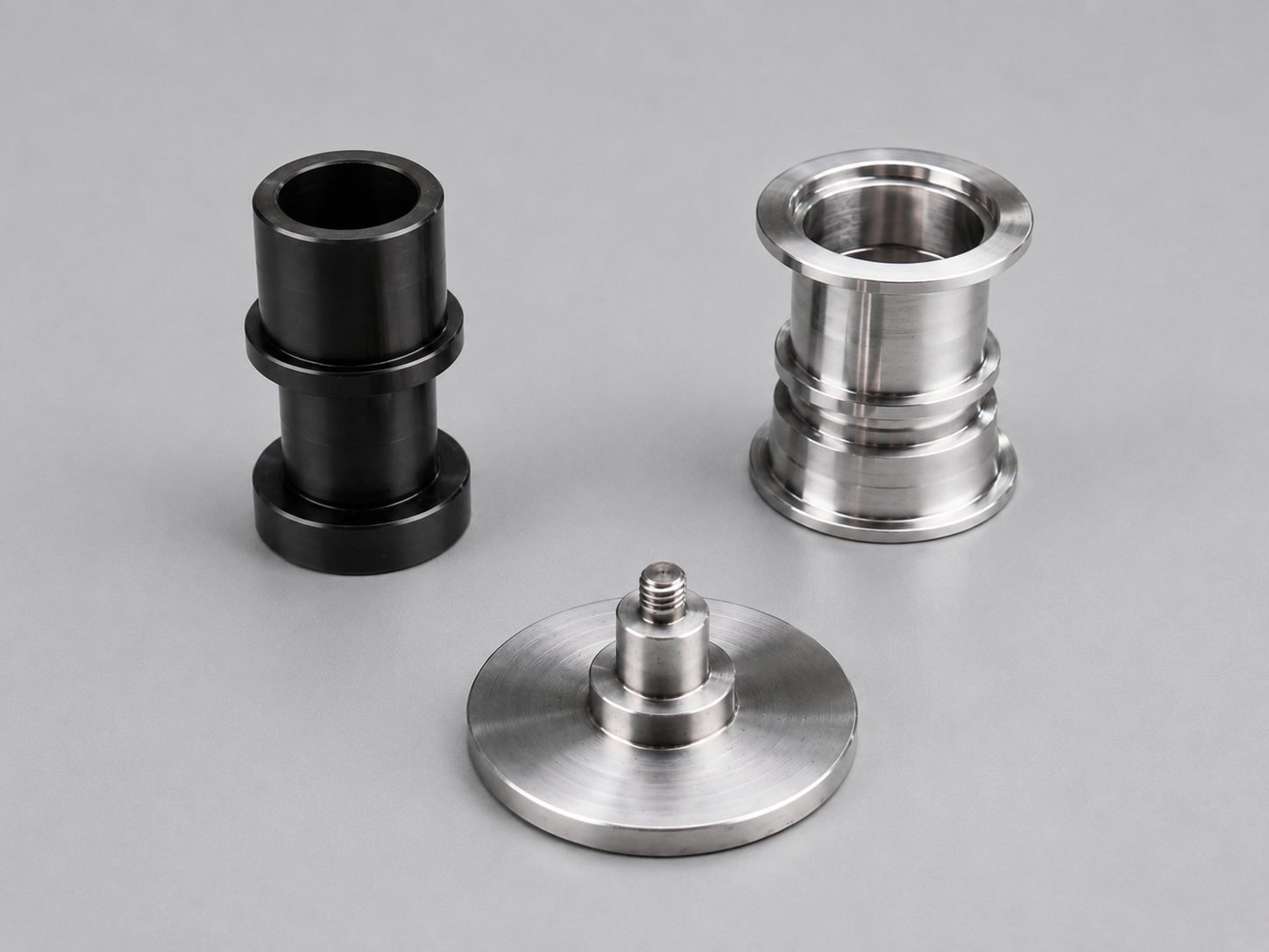 Stepped bushes and spacers