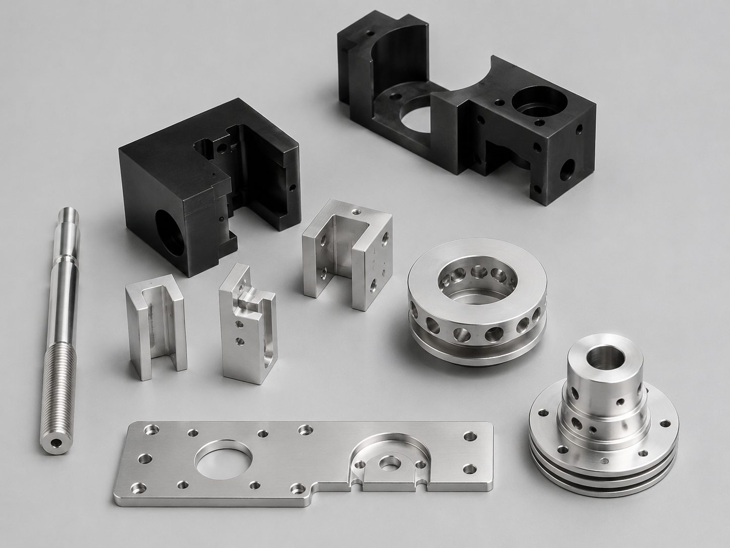 Milled blocks, brackets and plates