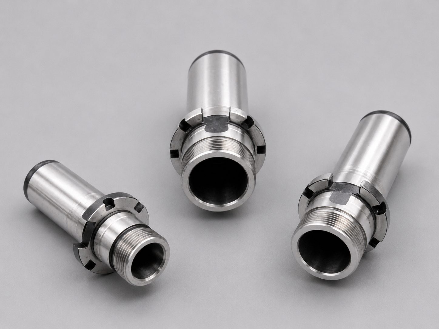 Tapered plugs and guide bushes