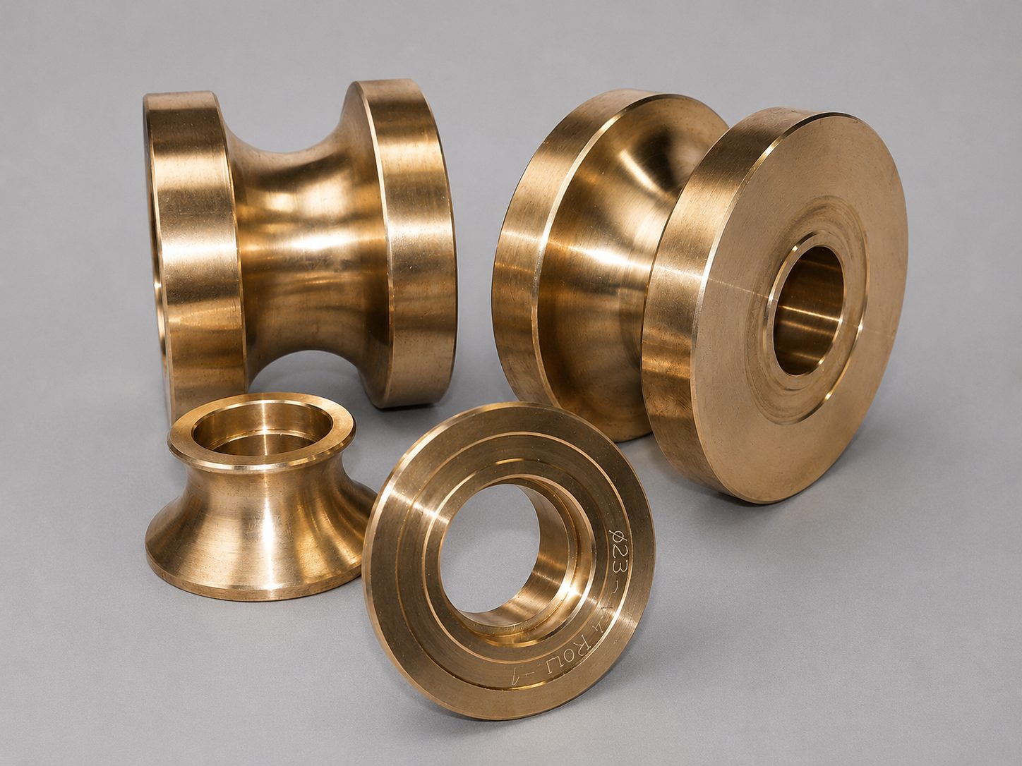 Bronze forming roll set