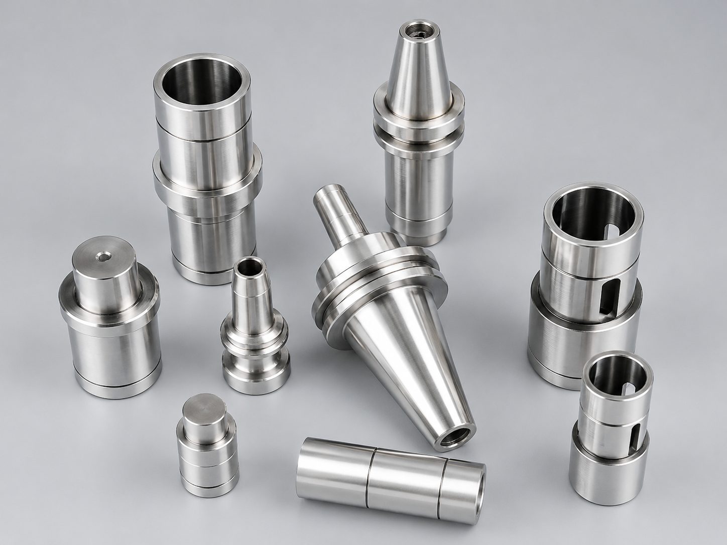 CNC turned tooling components at Unique Engineers